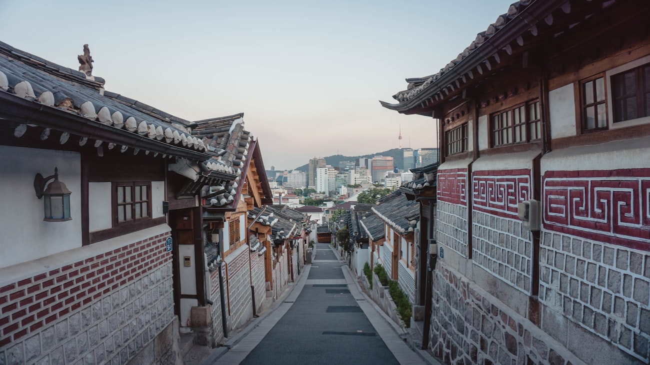 Bukchon hanok village in Seoul